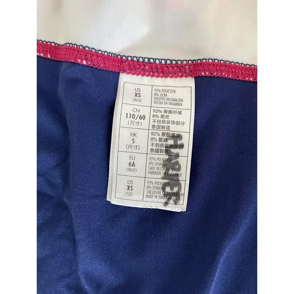 Disney Parks Girls Disneyland‎ Minnie Mouse Track Jacket Navy XS coat zip travel